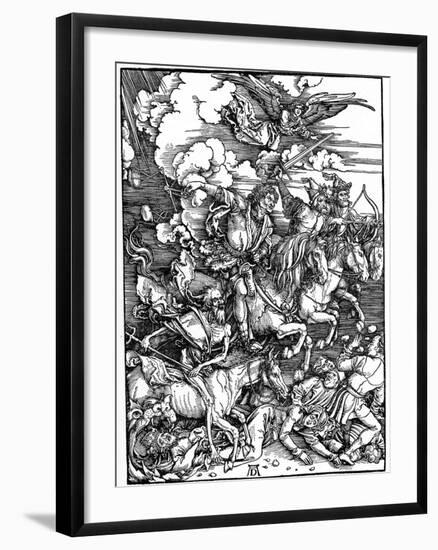 The Four Horsemen of the Apocalypse, 1498-Albrecht Durer-Framed Giclee Print