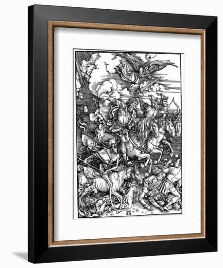 The Four Horsemen of the Apocalypse, 1498-Albrecht Durer-Framed Giclee Print