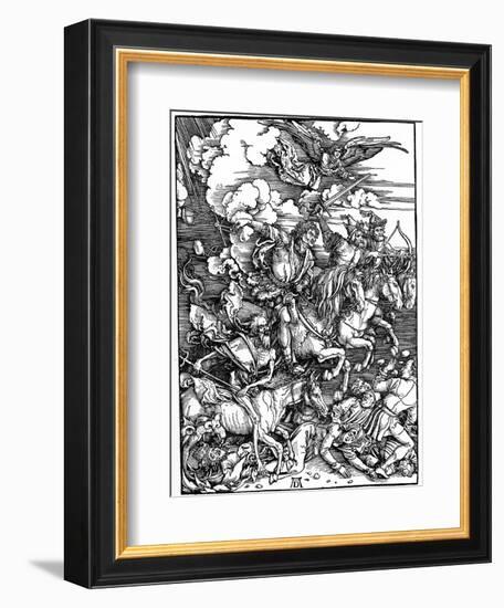 The Four Horsemen of the Apocalypse, 1498-Albrecht Durer-Framed Giclee Print