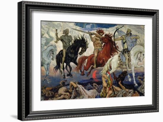 The Four Horsemen of the Apocalypse, 1887-Victor Mikhailovich Vasnetsov-Framed Giclee Print