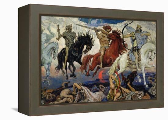 The Four Horsemen of the Apocalypse, 1887-Victor Mikhailovich Vasnetsov-Framed Premier Image Canvas