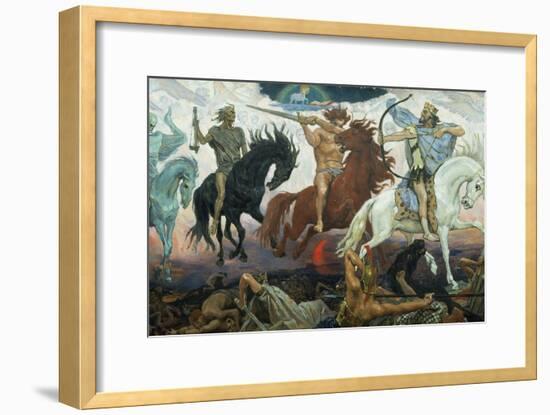 The Four Horsemen of the Apocalypse, 1887-Victor Mikhailovich Vasnetsov-Framed Giclee Print