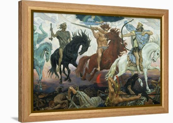 The Four Horsemen of the Apocalypse, 1887-Victor Mikhailovich Vasnetsov-Framed Premier Image Canvas