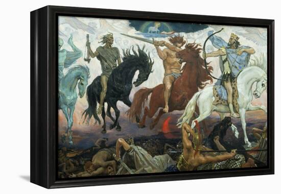 The Four Horsemen of the Apocalypse, 1887-Victor Mikhailovich Vasnetsov-Framed Premier Image Canvas