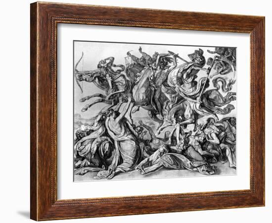 The Four Horsemen of the Apocalypse, 1926-Peter Von Cornelius-Framed Giclee Print