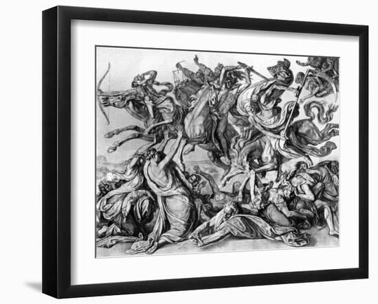 The Four Horsemen of the Apocalypse, 1926-Peter Von Cornelius-Framed Giclee Print