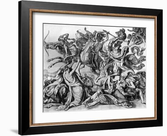 The Four Horsemen of the Apocalypse, 1926-Peter Von Cornelius-Framed Giclee Print