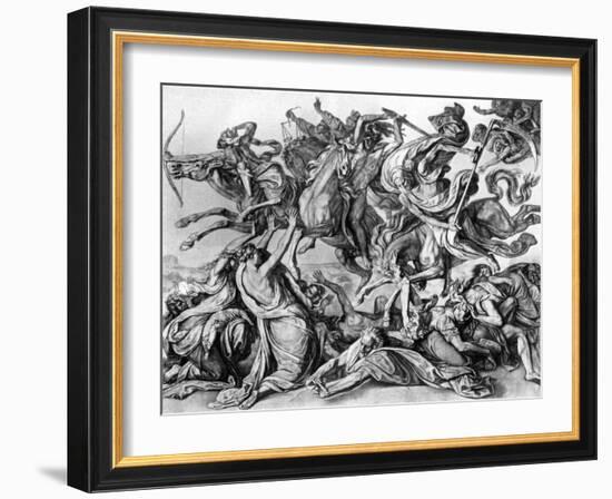 The Four Horsemen of the Apocalypse, 1926-Peter Von Cornelius-Framed Giclee Print