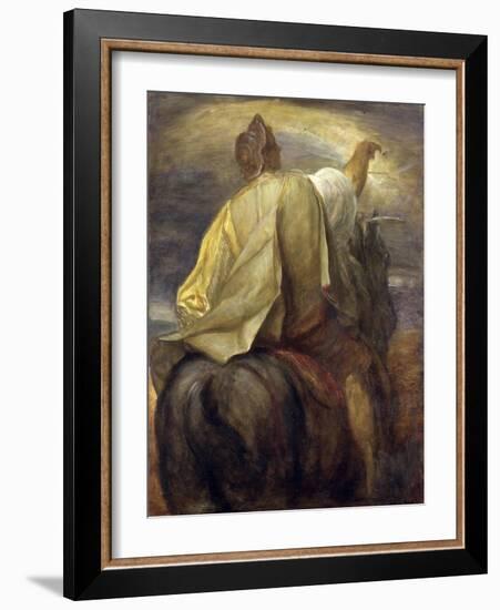 The Four Horsemen of the Apocalypse: the Rider on the Black Horse, C.1878-George Frederick Watts-Framed Giclee Print