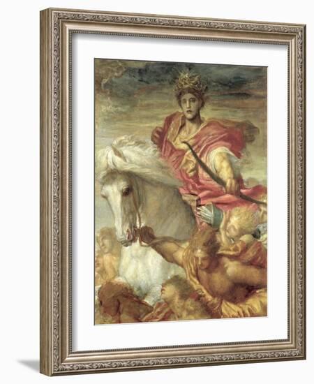 The Four Horsemen of the Apocalypse: the Rider on the White Horse, C.1878-George Frederick Watts-Framed Giclee Print