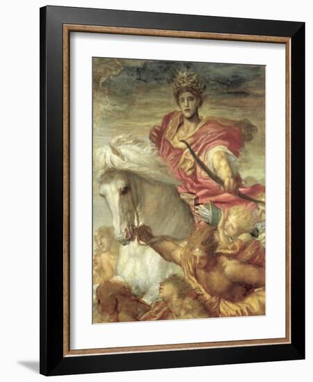 The Four Horsemen of the Apocalypse: the Rider on the White Horse, C.1878-George Frederick Watts-Framed Giclee Print