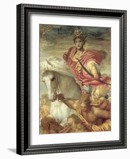 The Four Horsemen of the Apocalypse: the Rider on the White Horse, C.1878-George Frederick Watts-Framed Giclee Print