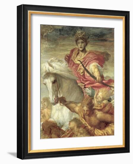 The Four Horsemen of the Apocalypse: the Rider on the White Horse, C.1878-George Frederick Watts-Framed Giclee Print