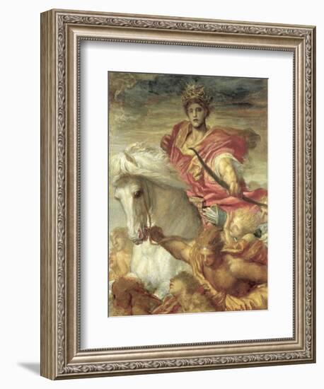 The Four Horsemen of the Apocalypse: the Rider on the White Horse, C.1878-George Frederick Watts-Framed Giclee Print