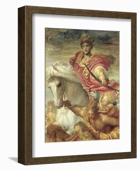 The Four Horsemen of the Apocalypse: the Rider on the White Horse, C.1878-George Frederick Watts-Framed Giclee Print