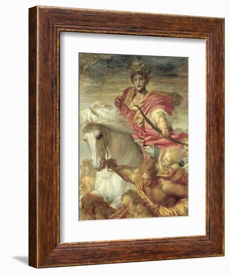 The Four Horsemen of the Apocalypse: the Rider on the White Horse, C.1878-George Frederick Watts-Framed Giclee Print