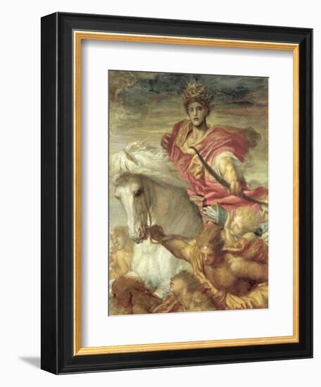 The Four Horsemen of the Apocalypse: the Rider on the White Horse, C.1878-George Frederick Watts-Framed Giclee Print