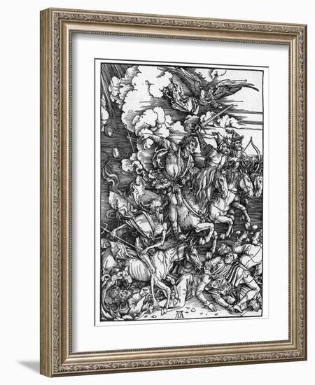 The Four Horsemen of the Apocalypse-Albrecht Dürer-Framed Photographic Print