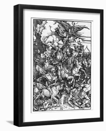 The Four Horsemen of the Apocalypse-Albrecht Dürer-Framed Photographic Print