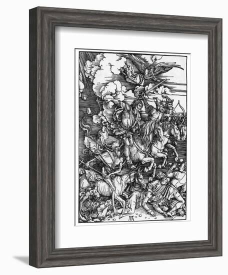 The Four Horsemen of the Apocalypse-Albrecht Dürer-Framed Photographic Print