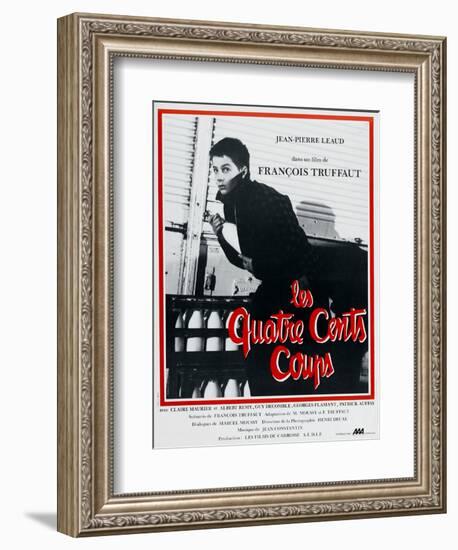 The Four Hundred Blows, 1959, "Les Quatre Cents Coups" Directed by Francois Truffaut-null-Framed Giclee Print