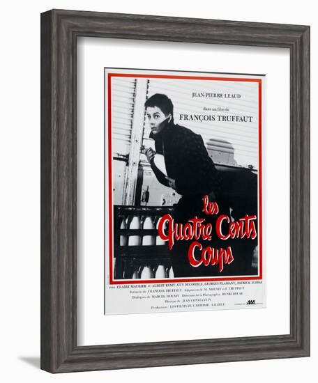 The Four Hundred Blows, 1959, "Les Quatre Cents Coups" Directed by Francois Truffaut-null-Framed Giclee Print