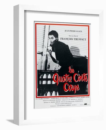 The Four Hundred Blows, 1959, "Les Quatre Cents Coups" Directed by Francois Truffaut-null-Framed Giclee Print