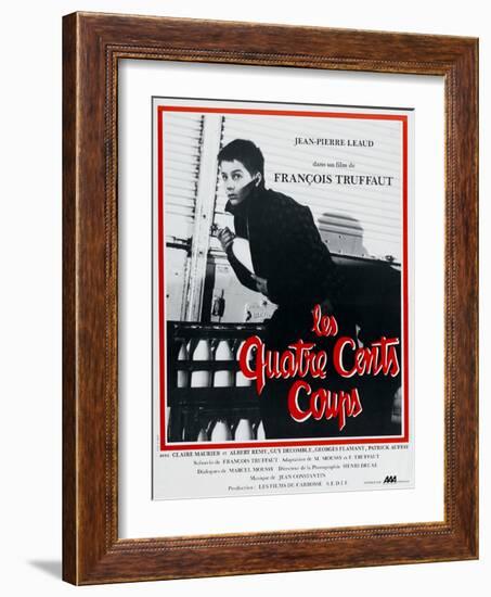 The Four Hundred Blows, 1959, "Les Quatre Cents Coups" Directed by Francois Truffaut-null-Framed Giclee Print