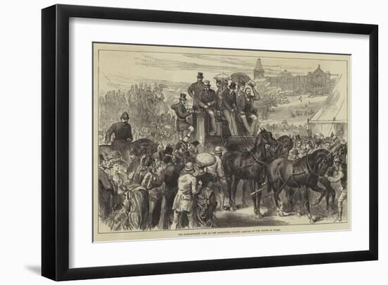 The Four-In-Hand Club at the Alexandra Palace, Arrival of the Prince of Wales-null-Framed Giclee Print