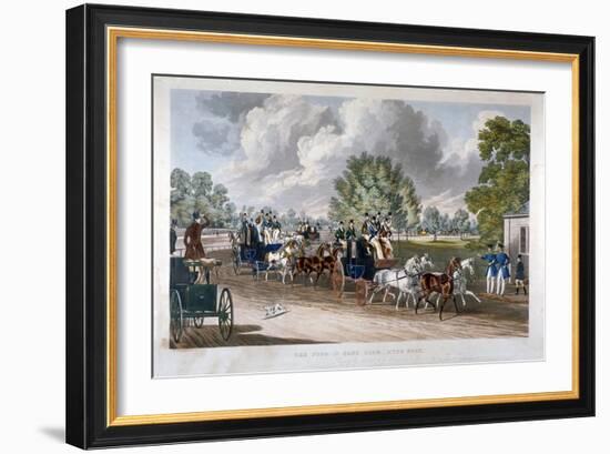 The Four-In-Hand Club, Hyde Park, London, 1838-J Harris-Framed Giclee Print