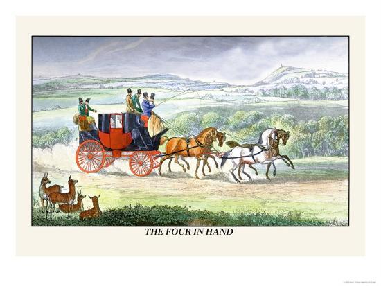 The Four In Hand Art Print Henry Thomas Alken Art Com