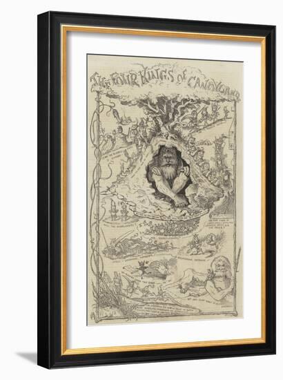 The Four Kings of Candyland-null-Framed Giclee Print