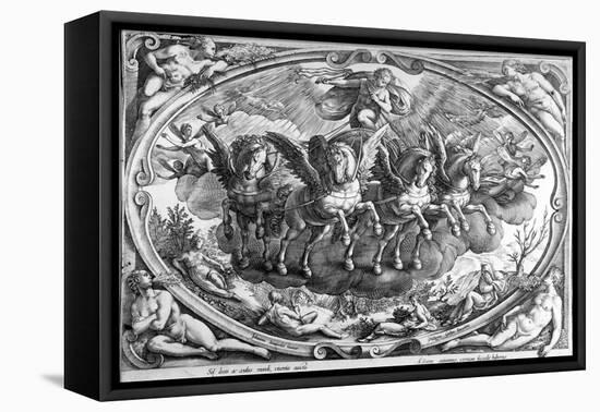 The Four Seasons, Engraved by Philip Galle, C.1580-Jan van der Straet-Framed Premier Image Canvas