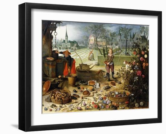 The Four Seasons - Spring-Sebastian Vrancx-Framed Giclee Print