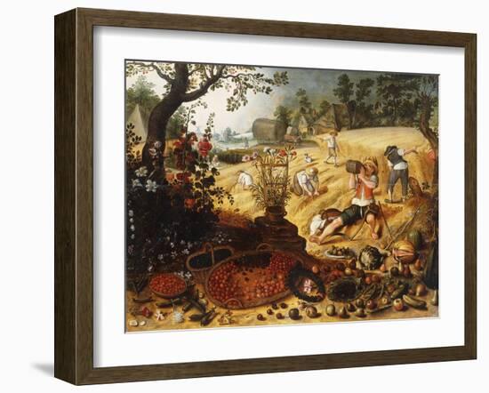 The Four Seasons - Summer-Sebastian Vrancx-Framed Giclee Print