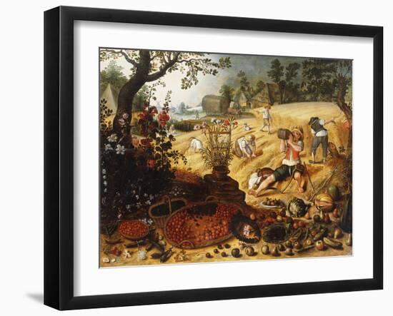 The Four Seasons - Summer-Sebastian Vrancx-Framed Giclee Print