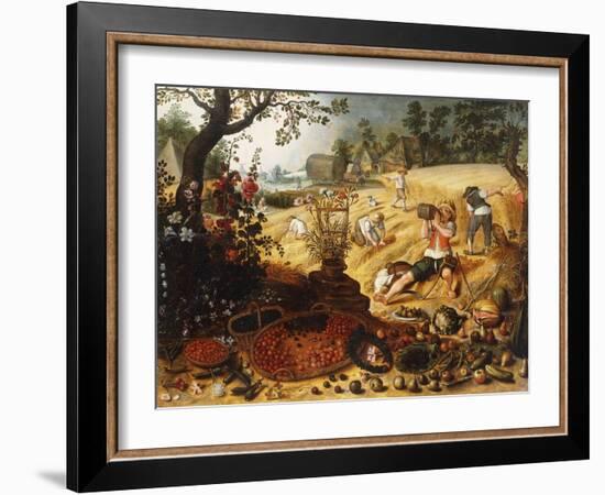 The Four Seasons - Summer-Sebastian Vrancx-Framed Giclee Print