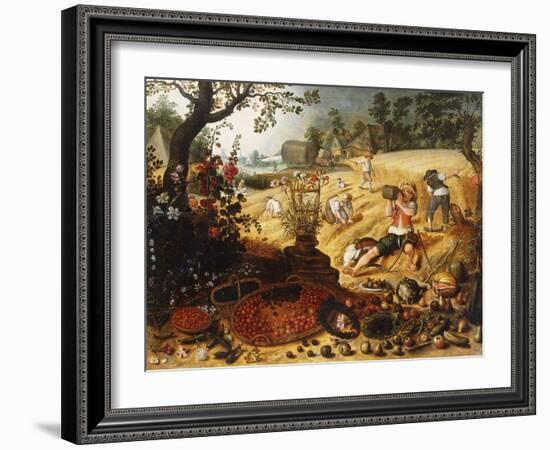 The Four Seasons - Summer-Sebastian Vrancx-Framed Giclee Print