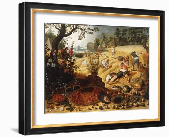 The Four Seasons - Summer-Sebastian Vrancx-Framed Giclee Print