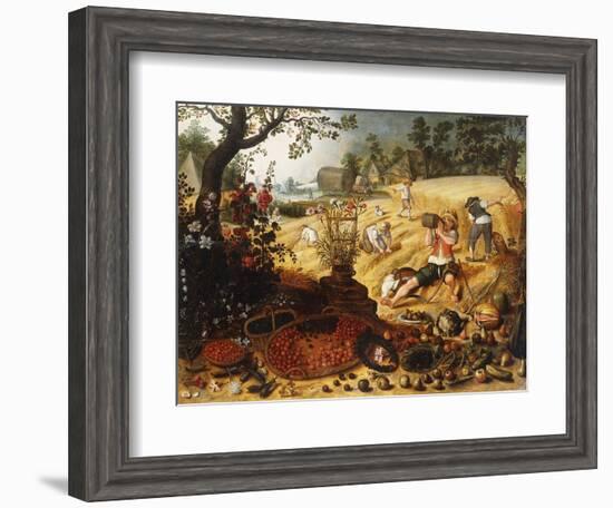 The Four Seasons - Summer-Sebastian Vrancx-Framed Giclee Print