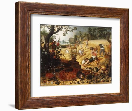 The Four Seasons - Summer-Sebastian Vrancx-Framed Giclee Print