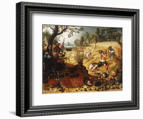 The Four Seasons - Summer-Sebastian Vrancx-Framed Giclee Print