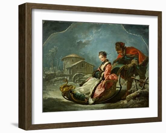 The Four Seasons: Winter, 1755-Francois Boucher-Framed Giclee Print