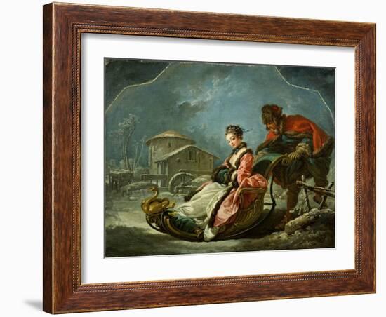 The Four Seasons: Winter, 1755-Francois Boucher-Framed Giclee Print