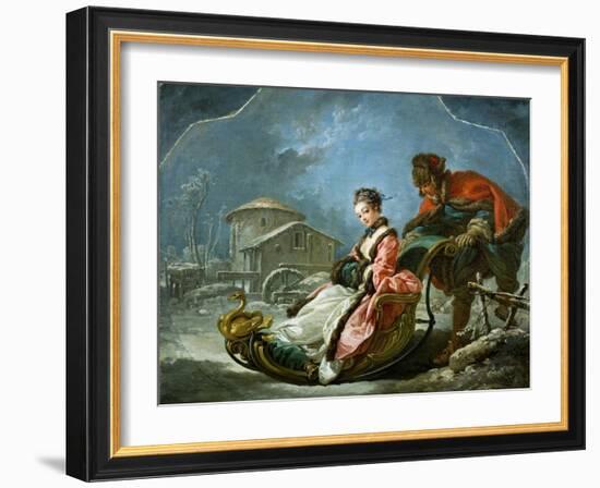 The Four Seasons: Winter-Francois Boucher-Framed Giclee Print