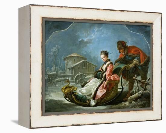 The Four Seasons: Winter-Francois Boucher-Framed Premier Image Canvas