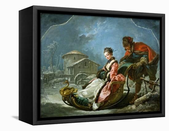 The Four Seasons: Winter-Francois Boucher-Framed Premier Image Canvas