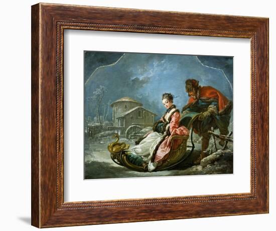 The Four Seasons: Winter-Francois Boucher-Framed Giclee Print