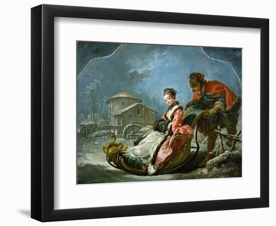 The Four Seasons: Winter-Francois Boucher-Framed Giclee Print