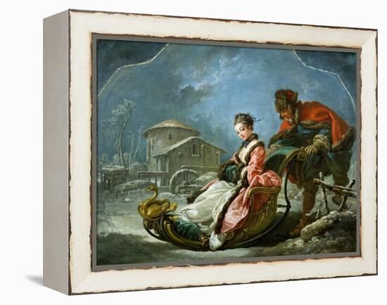 The Four Seasons: Winter-Francois Boucher-Framed Premier Image Canvas